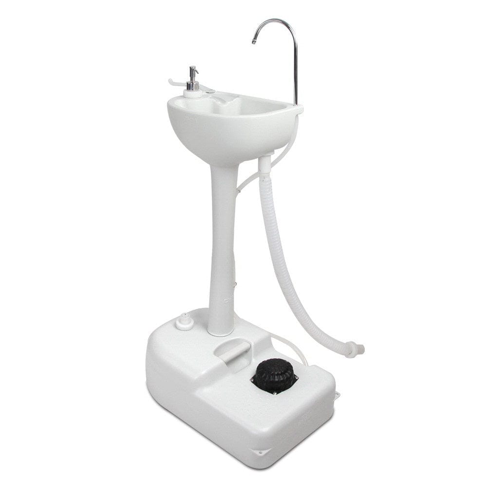 Weisshorn Camping Basin Portable Hand Wash Sink Stand 19L Capacity - SportZone.co.nz