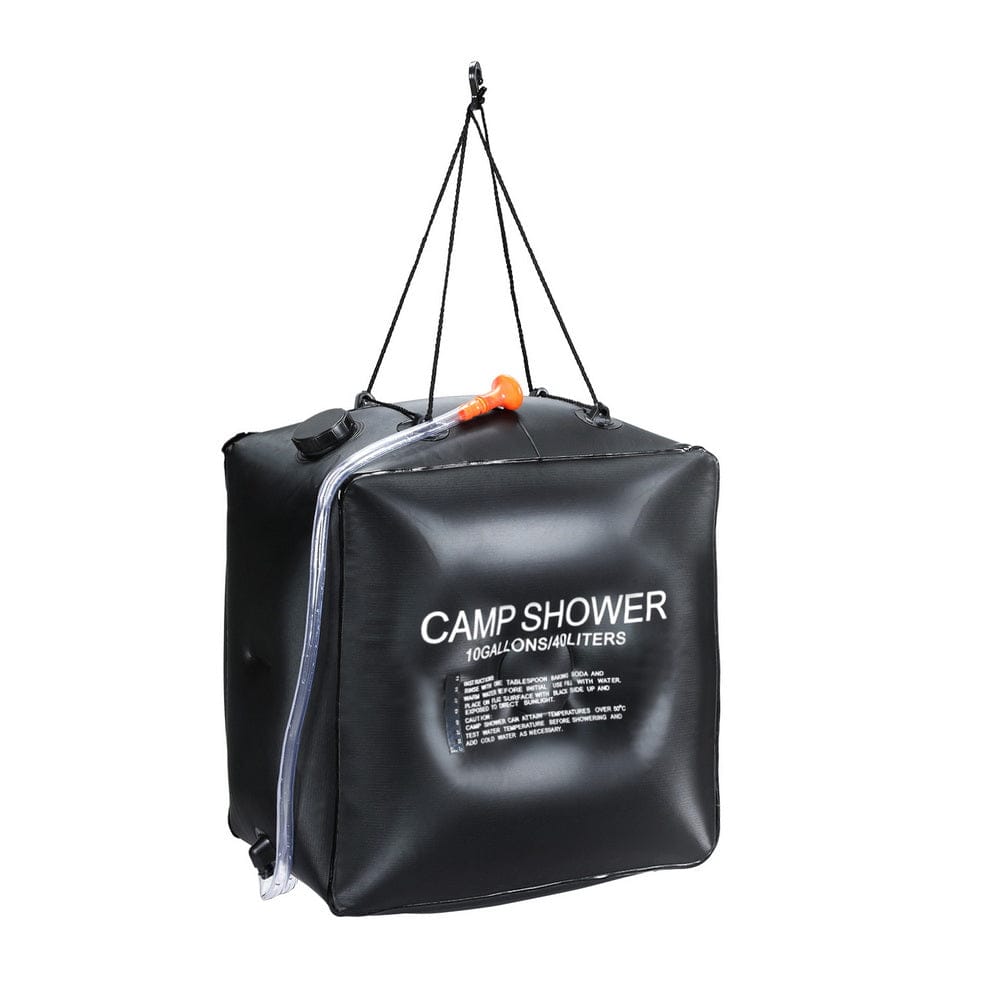 Weisshorn Camping Shower Bag 40L Black - SportZone.co.nz