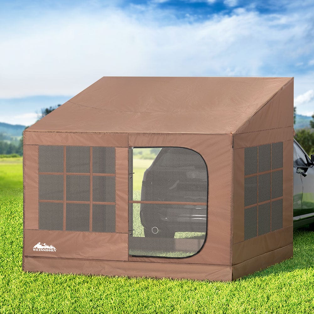 Weisshorn Camping Tent Car SUV Rear Side Canopy Portable Shelter Family Home 4WD - SportZone.co.nz