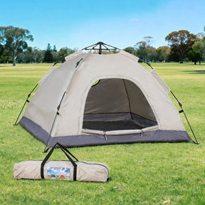 Weisshorn Camping Tent Instant Tent Pop up 2 Person Outdoor Hiking Tents Hiking Beige - SportZone.co.nz