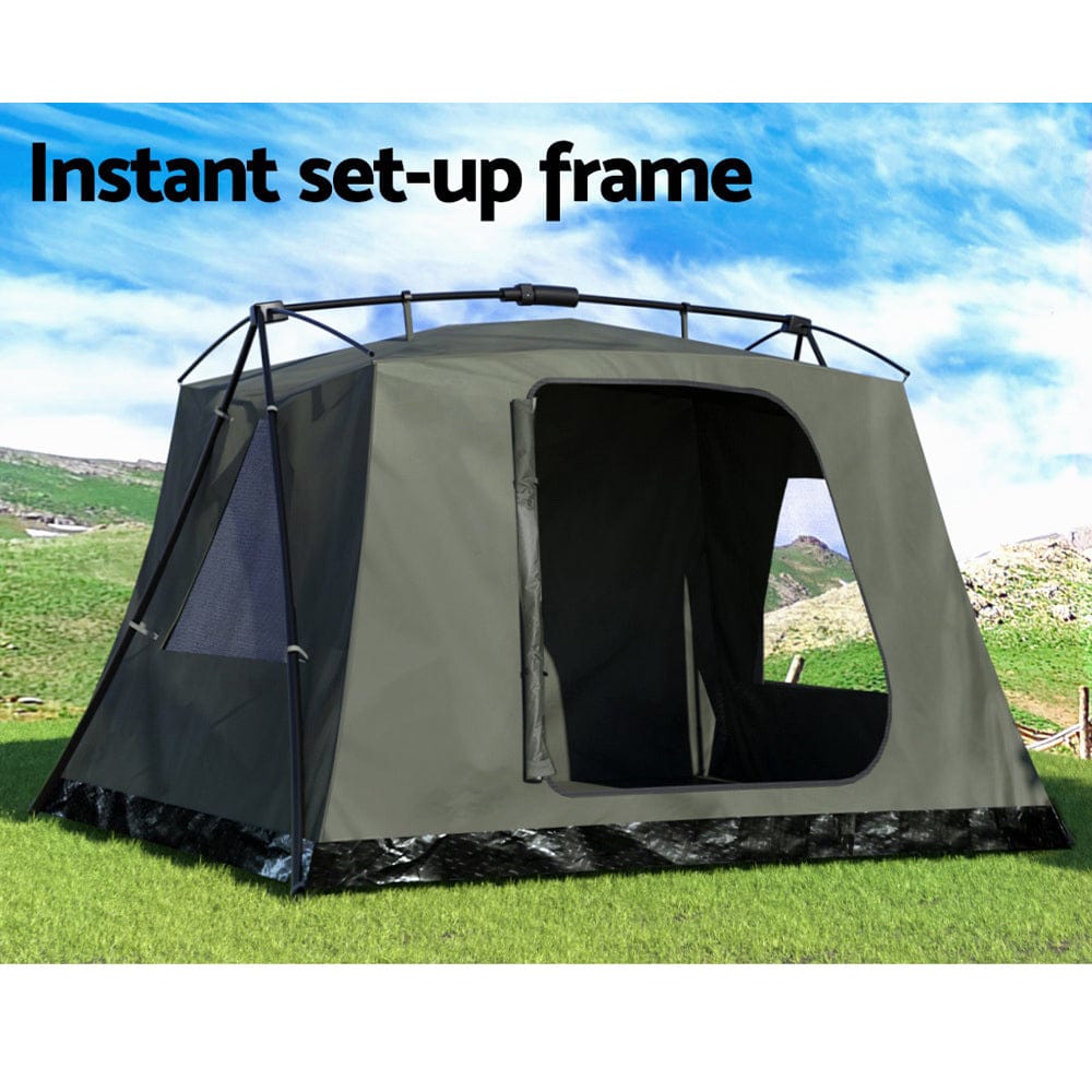 Weisshorn Camping Tent Instant Up 2 - 3 Person Tents Outdoor Hiking Shelter - SportZone.co.nz