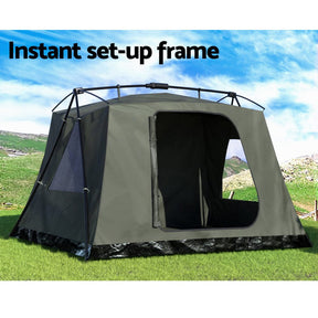 Weisshorn Camping Tent Instant Up 2 - 3 Person Tents Outdoor Hiking Shelter - SportZone.co.nz