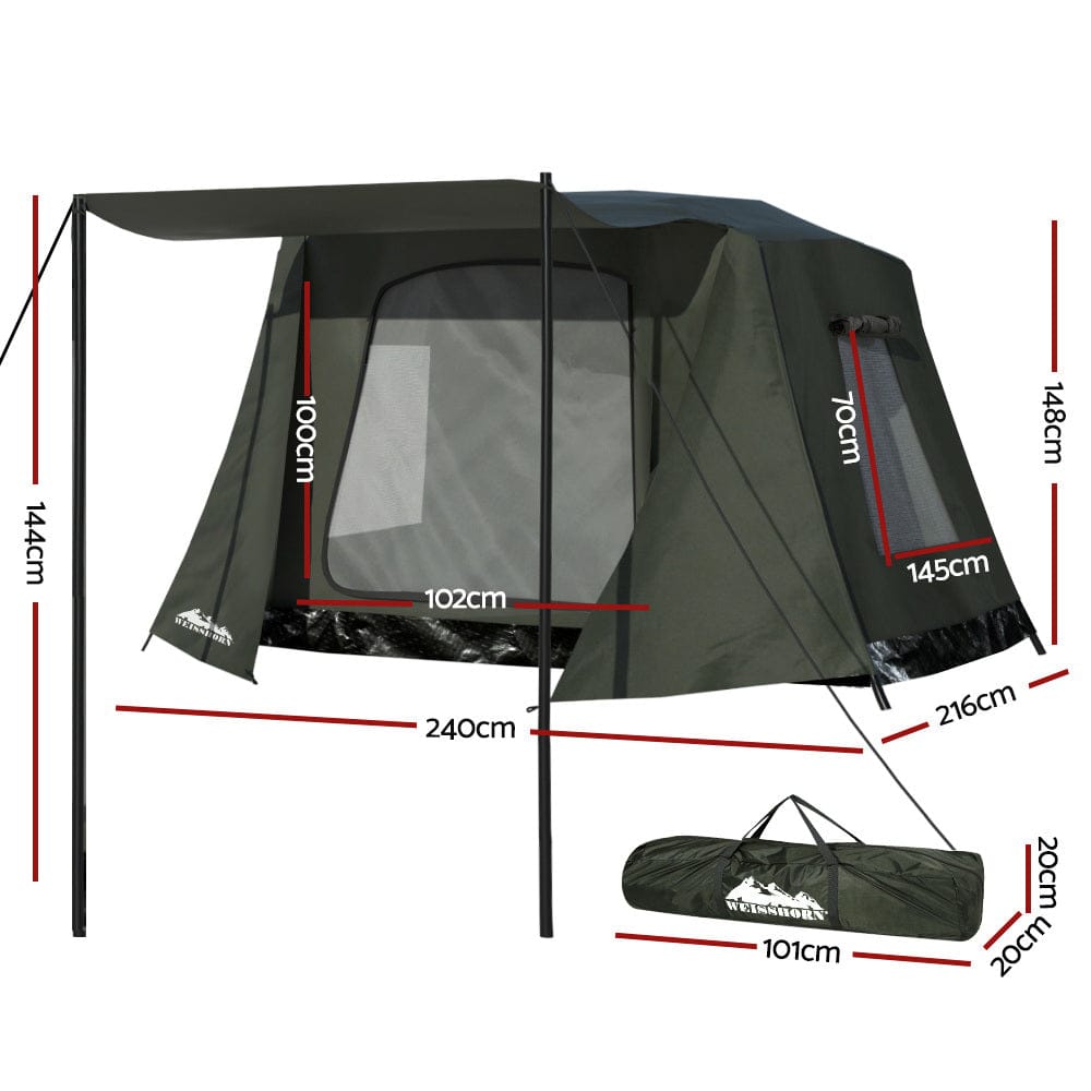 Weisshorn Camping Tent Instant Up 2 - 3 Person Tents Outdoor Hiking Shelter - SportZone.co.nz