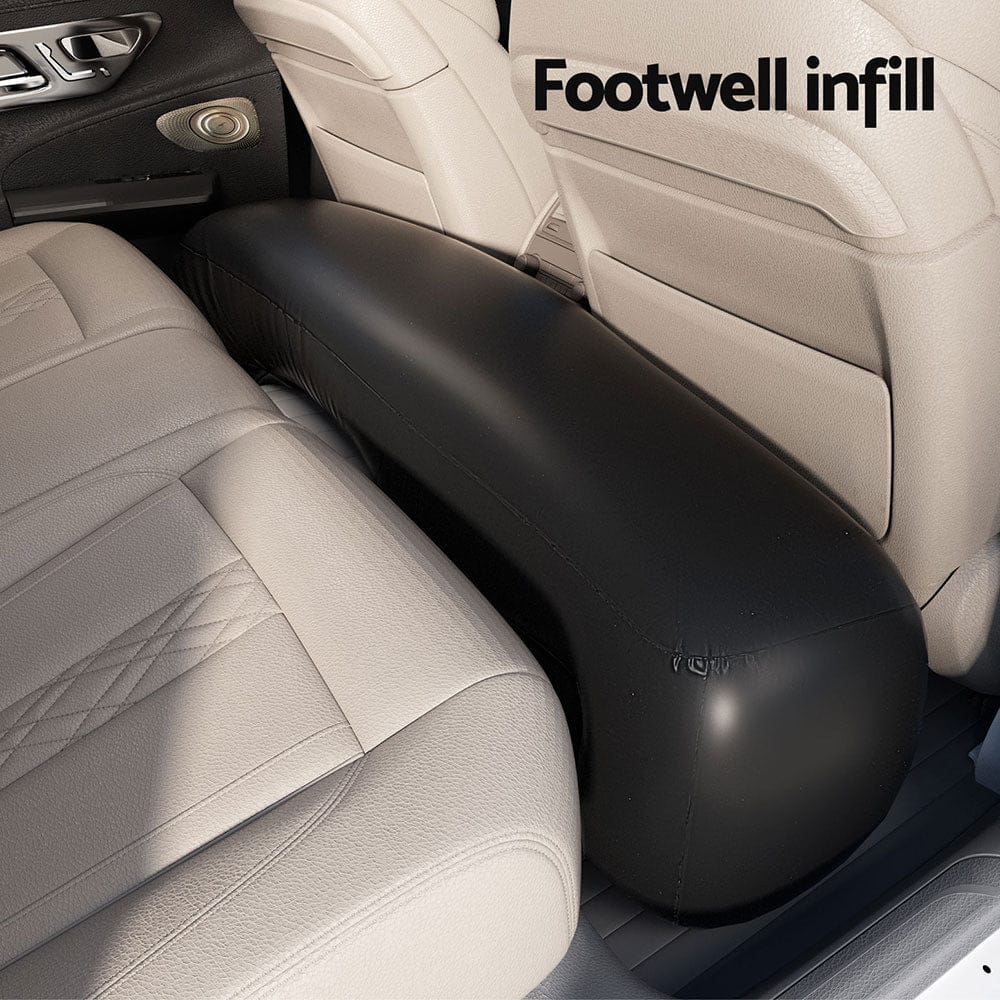 Weisshorn Car Mattress 134x78 Inflatable SUV Back Seat Camping Bed Black - SportZone.co.nz