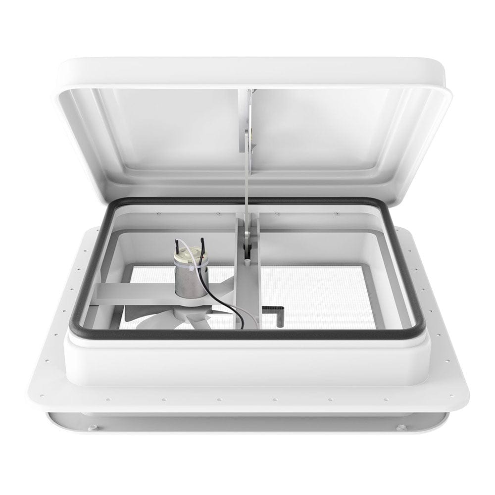 Weisshorn Caravan Roof Vent Fan Air Exhaust Hatch 12V RV Motorhome Camper White - SportZone.co.nz