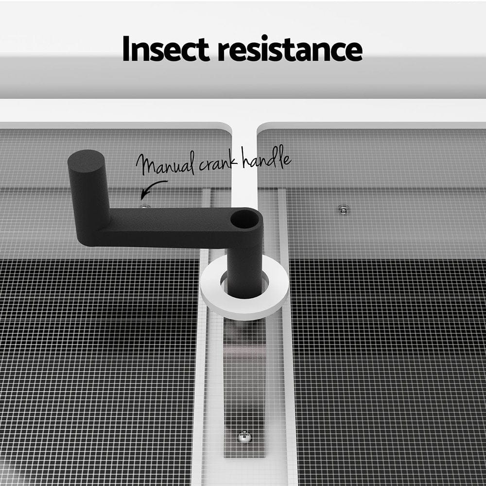 Weisshorn Caravan Roof Vent Hatch RV Skylight Motorhome Camper 350x350mm Black - SportZone.co.nz