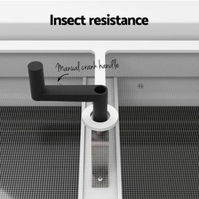 Weisshorn Caravan Roof Vent Hatch RV Skylight Motorhome Camper 350x350mm Black - SportZone.co.nz