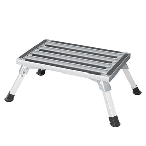 Weisshorn Caravan Step Folding Aluminium Step Ladder Stool - SportZone.co.nz