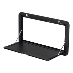 Weisshorn Caravan Table 800 x 450mm Folding Lockable Black - SportZone.co.nz