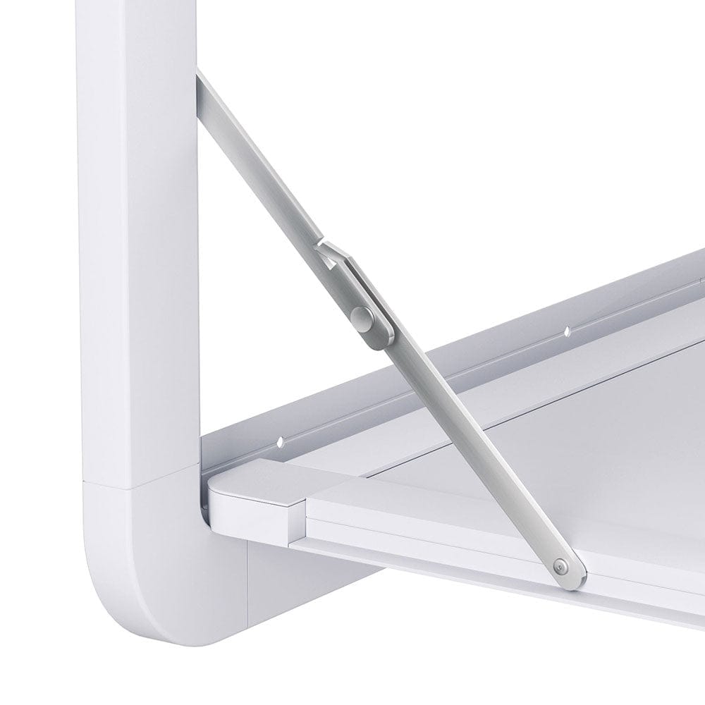 Weisshorn Caravan Table 800 x 450mm Folding Lockable White - SportZone.co.nz