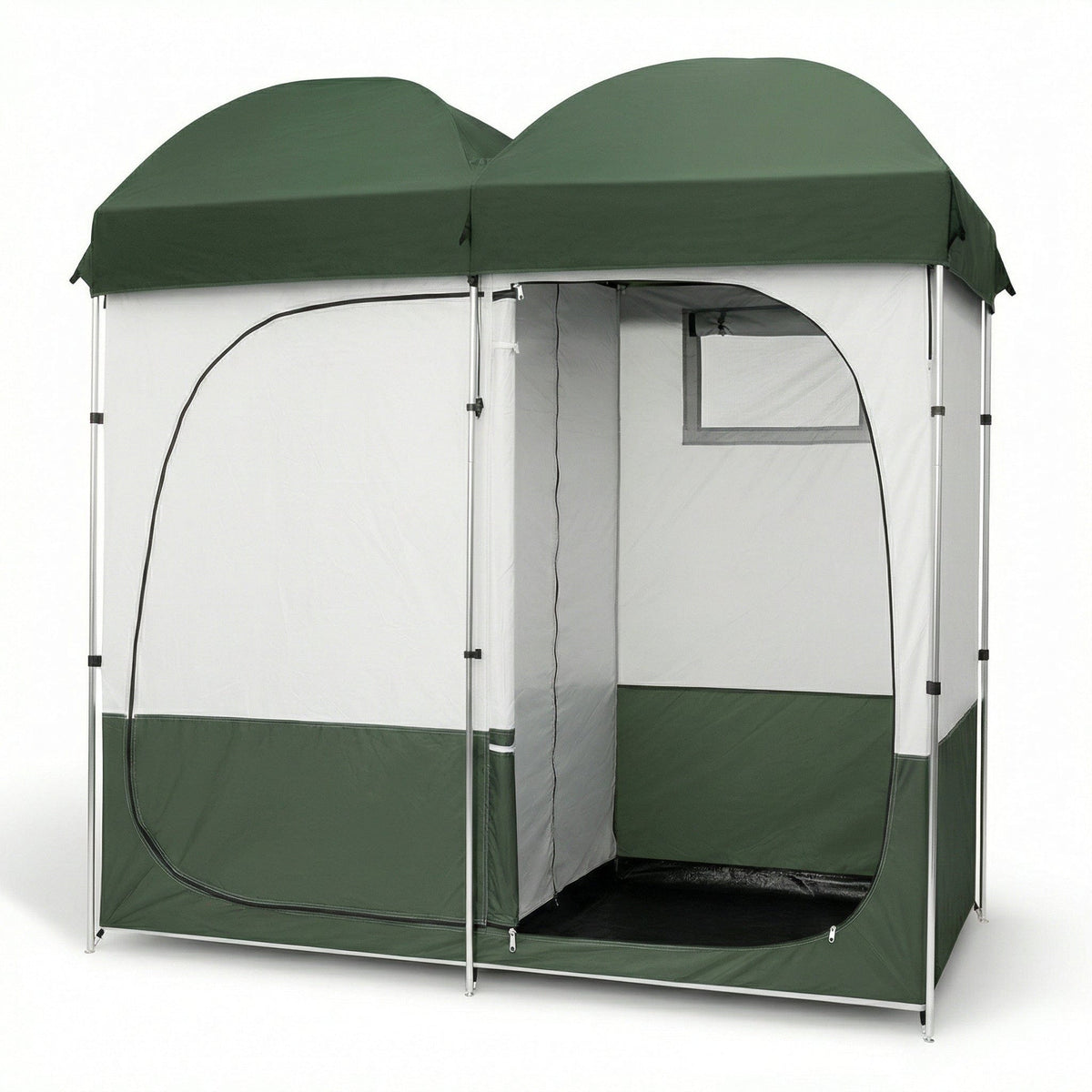 Weisshorn Double Camping Shower Toilet Tent Outdoor Portable Change Room