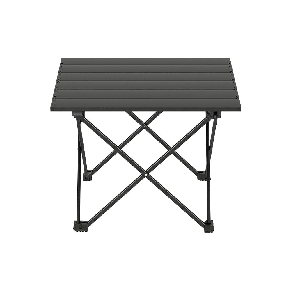 Weisshorn Folding Camping Table 40CM Roll Up Outdoor Picnic BBQ Aluminium Desk - SportZone.co.nz