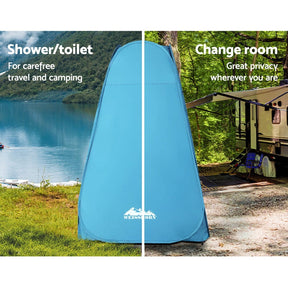 Weisshorn Pop up Camping Shower Toilet Tent Outdoor Privacy Change Room - SportZone.co.nz