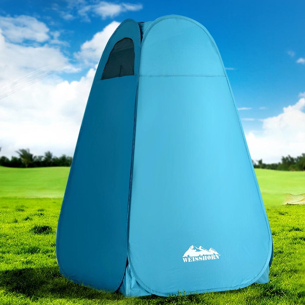 Weisshorn Pop up Camping Shower Toilet Tent Outdoor Privacy Change Room - SportZone.co.nz