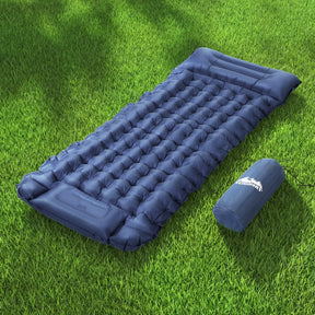Weisshorn Self Inflating Mattress Camping Sleeping Mat Air Bed Single Pillow Bag - SportZone.co.nz