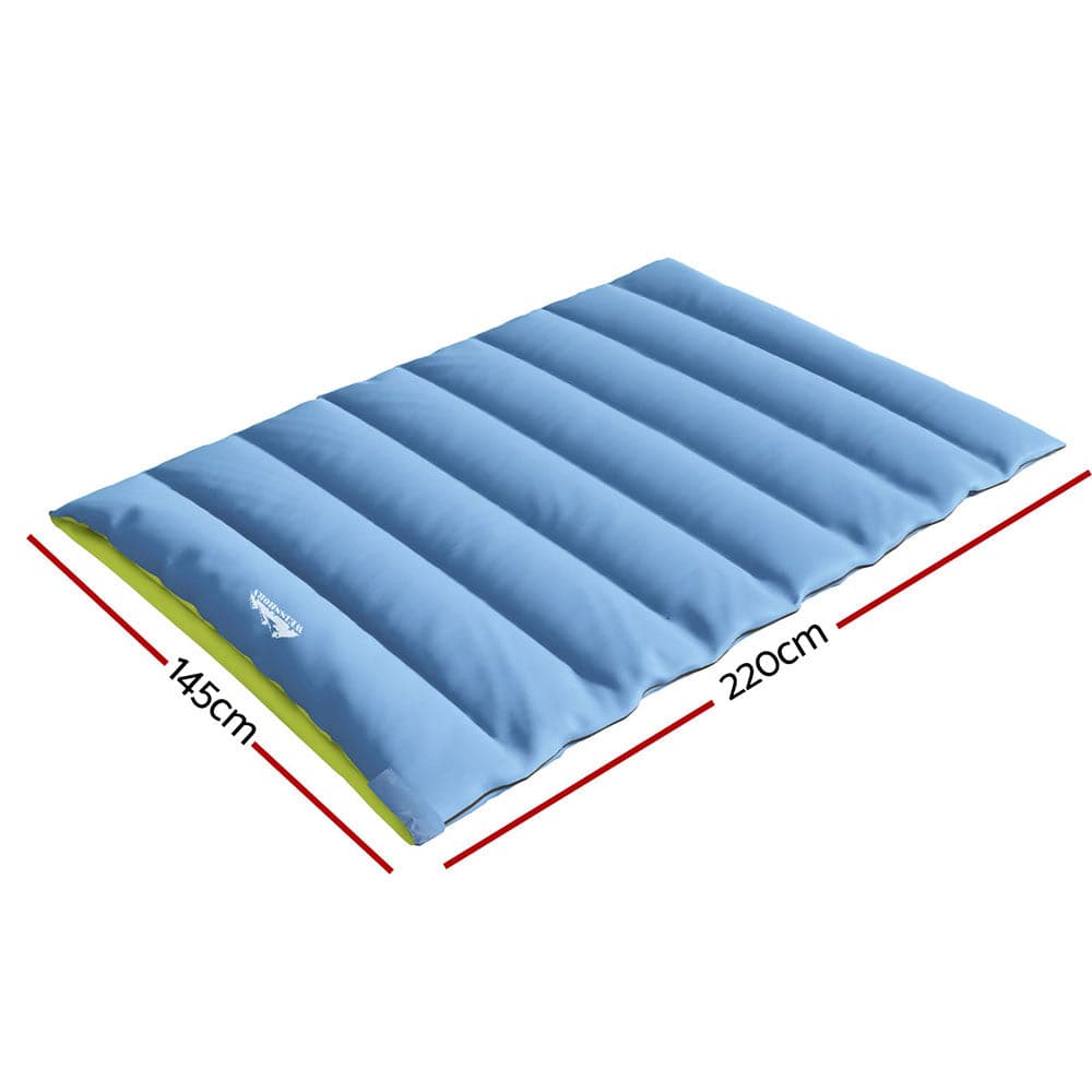 Weisshorn Sleeping Bag Double Bags Thermal Camping Hiking Tent Grey - 5°C - SportZone.co.nz