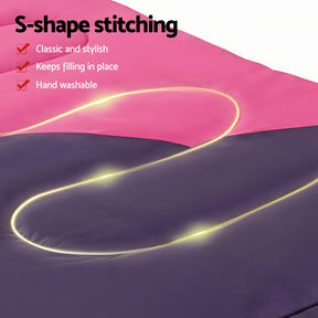 Weisshorn Sleeping Bag Single 213cm Thermal Camping Hiking Pink - SportZone.co.nz