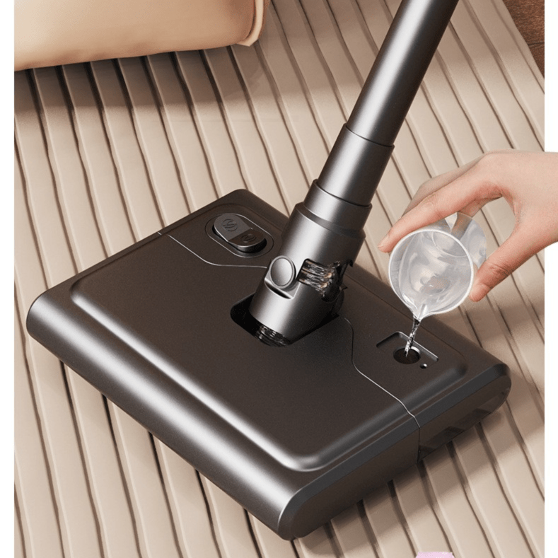 White Wireless Stick Vacuum Cleaner with 14000Pa Suction, HEPA Filter & 350ml Water Tank for Wet Dry Cleaning, Ideal for Home Use - SportZone.co.nz