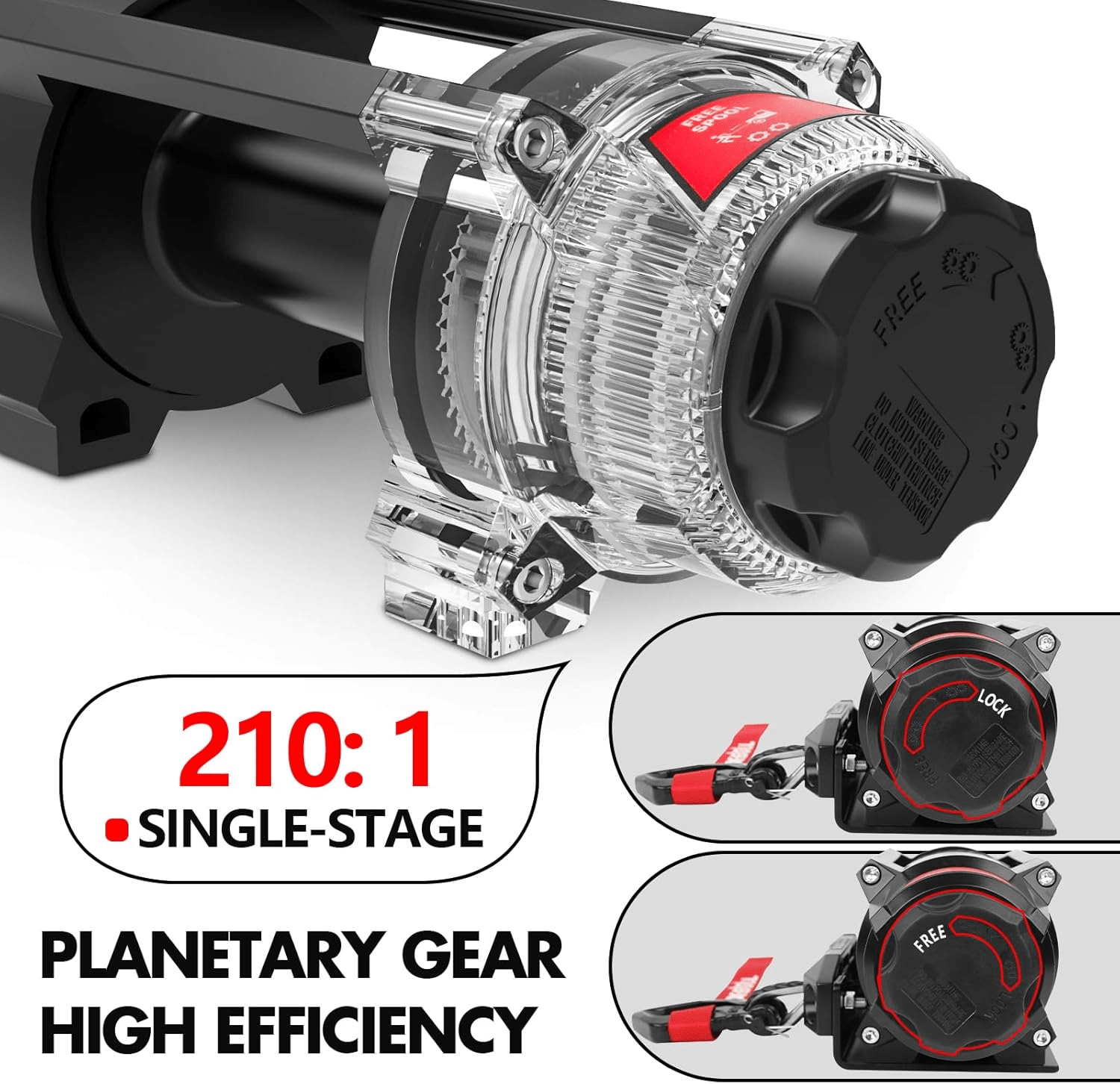 X - BULL 6000lbs Electric Winch 12V Synthetic Rope Towing Trailer ATV UTV BOAT Upgraded version - SportZone.co.nz