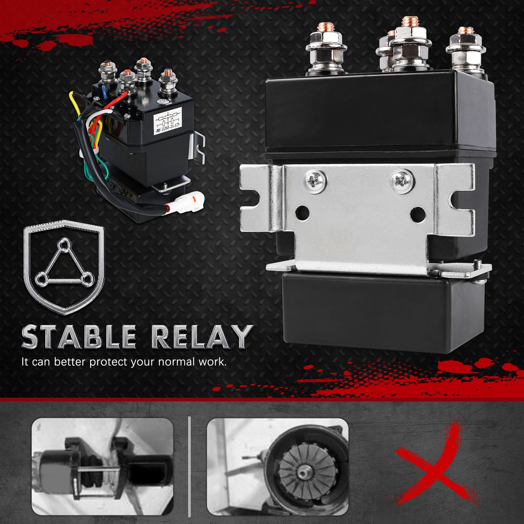 X-BULL Electric Winch 12V 5000LBS Wireless 15.2M Steel Cable ATV UTV 4WD Boat - SportZone.co.nz