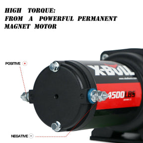 X - BULL Electric Winch 4500LBS/2041KG Steel Cable Wireless Remote Boat ATV 4WD - SportZone.co.nz