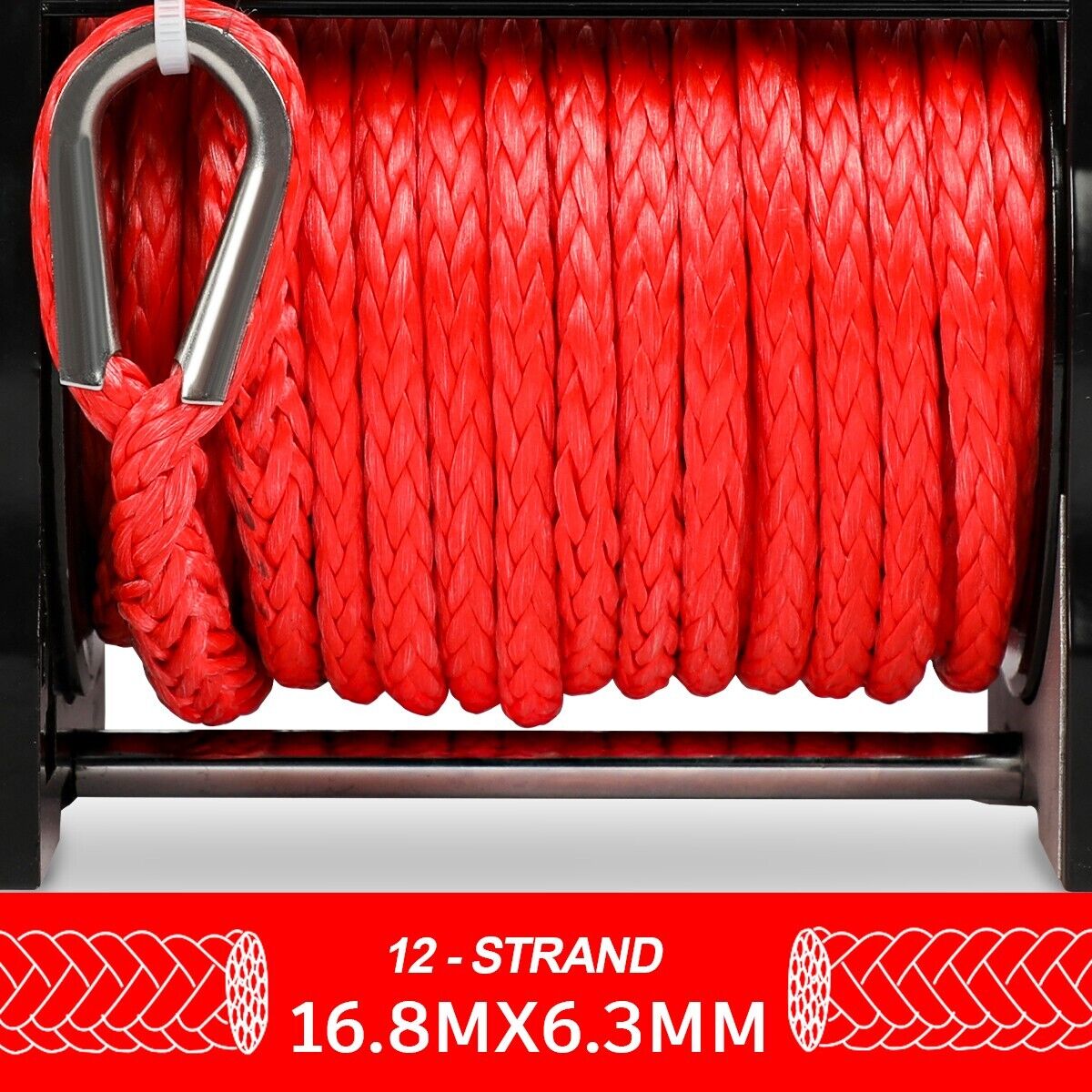 X - BULL Electric Winch 6000LBS 12V BOAT Synthetic Rope Wireless Remote 4WD ATV UTV - SportZone.co.nz