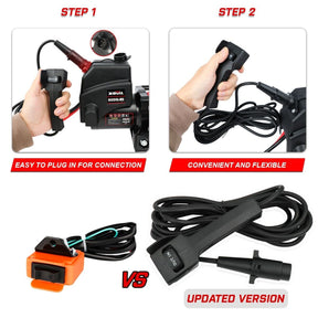 X - BULL Electric Winch 6000LBS 12V BOAT Synthetic Rope Wireless Remote 4WD ATV UTV - SportZone.co.nz