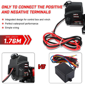 X - BULL Electric Winch 6000LBS 12V BOAT Synthetic Rope Wireless Remote 4WD ATV UTV - SportZone.co.nz