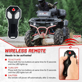 X - BULL Electric Winch 6000LBS 12V BOAT Synthetic Rope Wireless Remote 4WD ATV UTV - SportZone.co.nz