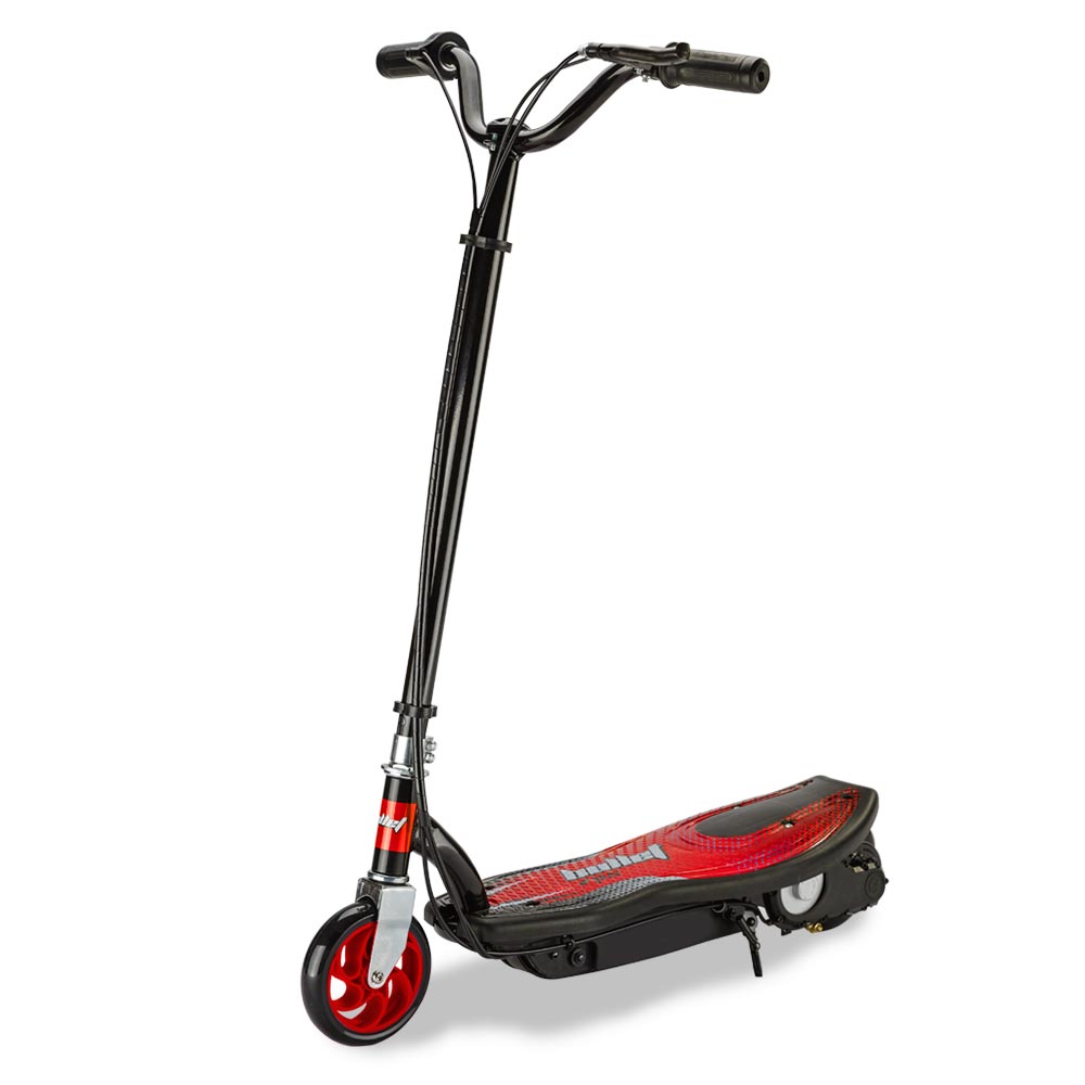 BULLET Electric Kids Scooter 140W Foldable Children Ride On Commuter Toy Battery Boys Girls, ZPS Red