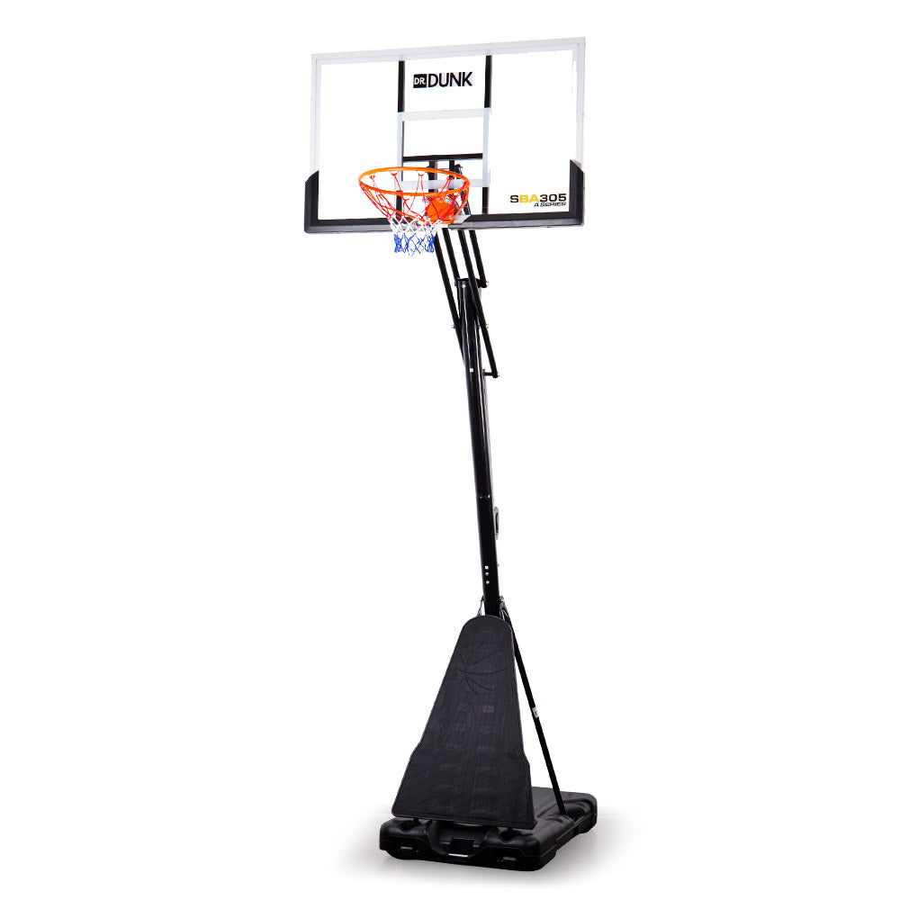 Dr.Dunk 3.05M Portable Basketball Hoop Stand System Height Adjustable Net Ring Rim Slam Backboard