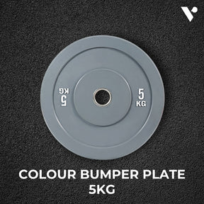 Verpeak Colour Bumper Plate 5KG x 2 Gray