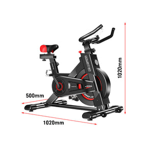 Powertrain IS-500 Heavy-Duty Exercise Spin Bike Electroplated - Black