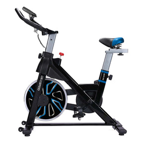 PowerTrain RX-600 Exercise Spin Bike Cardio Cycle - Blue