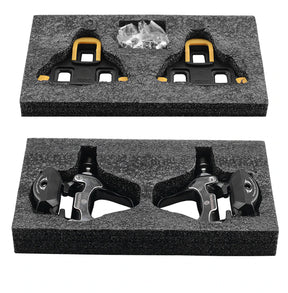 Self Lock Clip In Bike Pedals Shimano SPD-SL Cleat MTB Road 700C Hybrid BMX - Rockbros Nylon Black