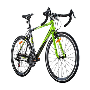 Trinx 700C Road Bike TEMPO1.0 Shimano 21 Speed Racing Bicycle 56cm Black/Green