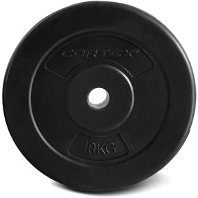 CORTEX 90kg EnduraCast Barbell Weight Set with Weight Tree