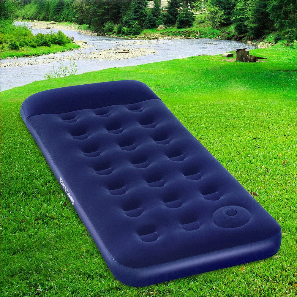 Bestway Single Size Inflatable Air Mattress - Navy - SportZone.co.nz