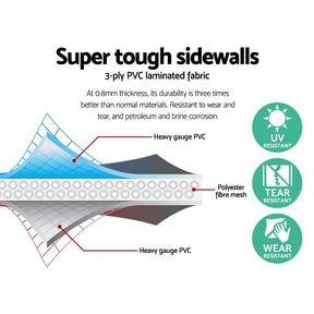 Bestway Swimming Pool 305x66cm Above Ground Round Inflatable Pools w/ Filter Pump 3200L - SportZone.co.nz