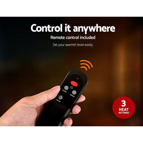 Devanti Electric Strip Heater Infrared Radiant Heaters 3000W - SportZone.co.nz