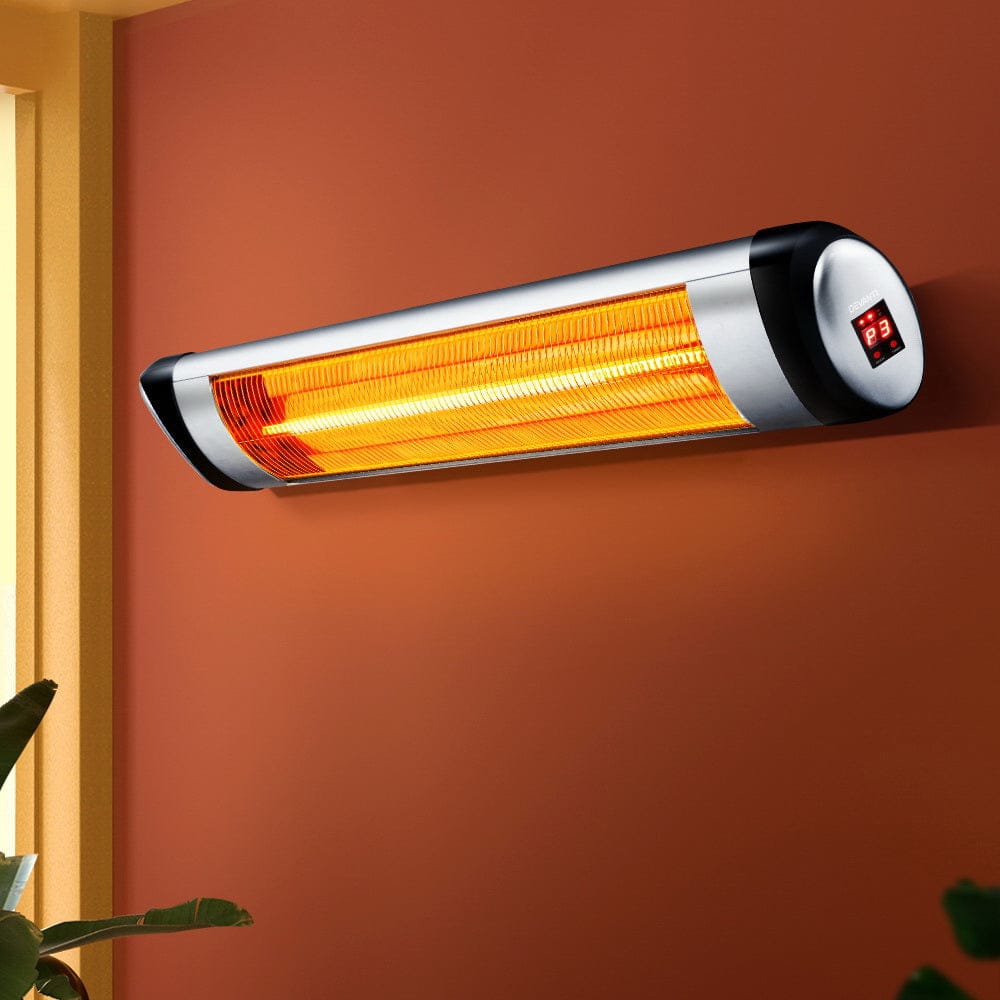 Devanti Electric Strip Heater Radiant Heaters 1500W - SportZone.co.nz