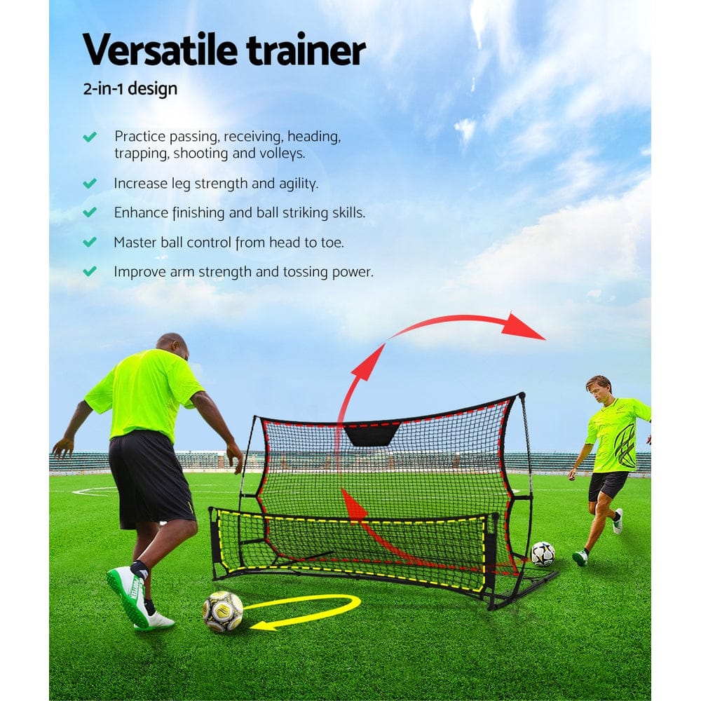 Everfit 2.1m Football Soccer Net Portable Goal Net Rebounder Sports Training - SportZone.co.nz