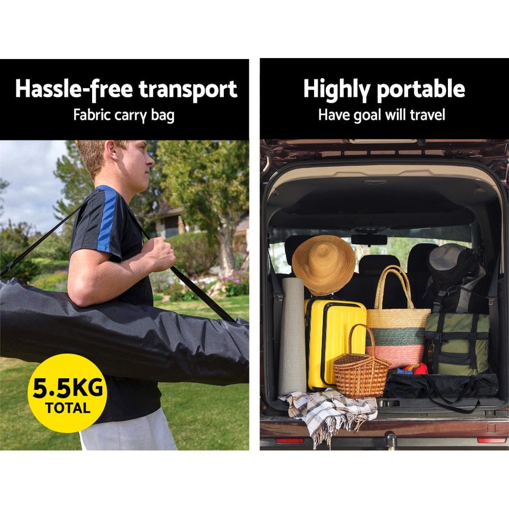 Everfit 3.6m Football Soccer Net Portable Goal Net Rebounder Sports Training - SportZone.co.nz