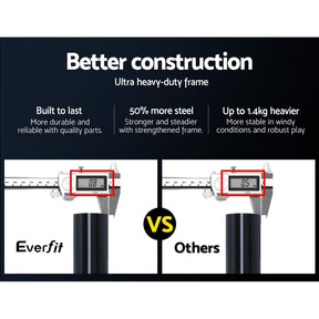 Everfit 3.6m Football Soccer Net Portable Goal Net Rebounder Sports Training - SportZone.co.nz