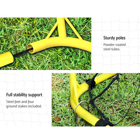 Everfit 3.6m Football Soccer Net Portable Goal Net Rebounder Sports Training - SportZone.co.nz