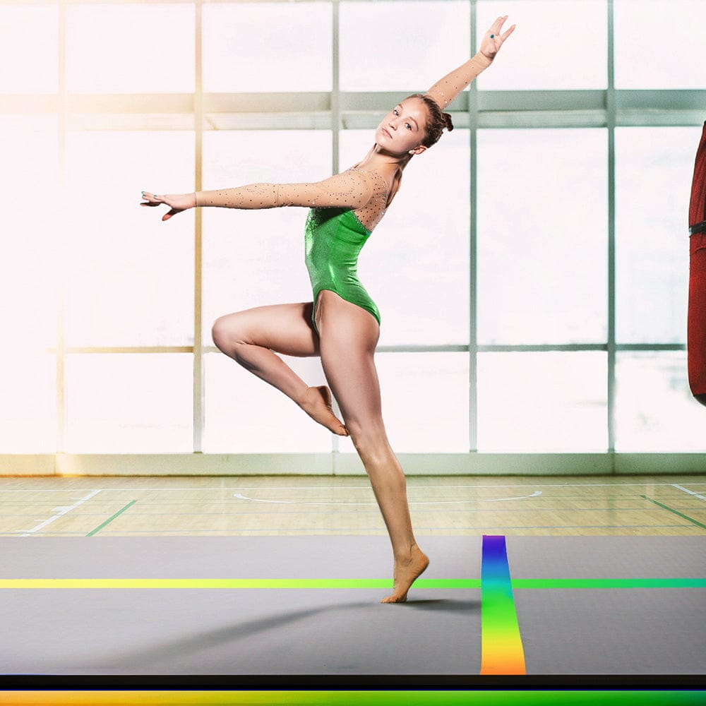 Everfit 3M Air Track Gymnastics Tumbling Exercise Mat Inflatable Mats + Pump - SportZone.co.nz