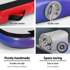 Everfit 3M Air Track Gymnastics Tumbling Mat Exercise Cheerleading Unique Style - SportZone.co.nz