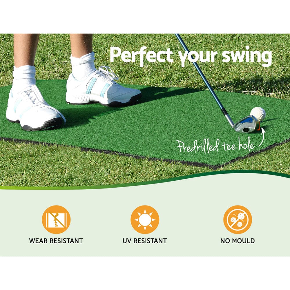Everfit 3M Golf Practice Net And Training Mat Set Driving Target Black - SportZone.co.nz