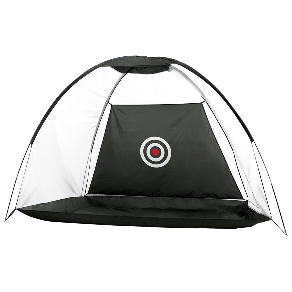Everfit 3M Golf Practice Net Portable Training Aid Driving Target Tent Black - SportZone.co.nz