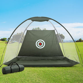 Everfit 3M Golf Practice Net Portable Training Aid Driving Target Tent Green - SportZone.co.nz